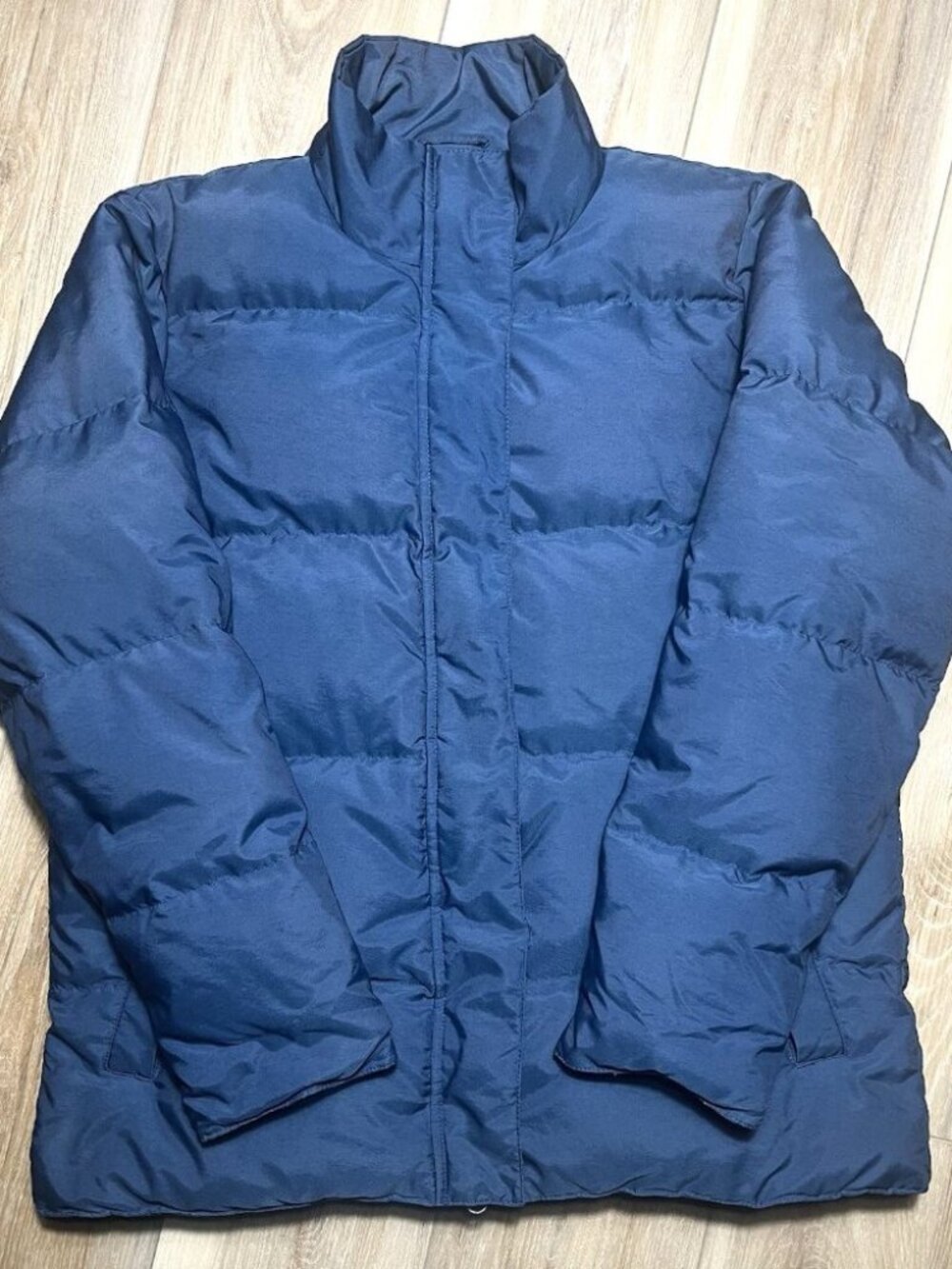 Vintage LL Bean Goose Down Blue Puffer Jacket - Women Size Medium